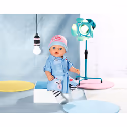 BABY born Deluxe Jeans Dress Set di vestiti per bambola