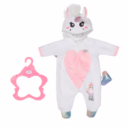 BABY born Unicorn Onesie, Tutina per bambola, 3 anno/i, 105 g