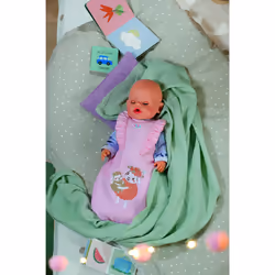 BABY born Sleeping Bag Flower Sacco a pelo per bambola - Vista aggiuntiva 2