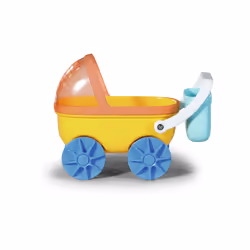BABY born Splish Splash Pram with Emma Bambola da bagno Multicolore