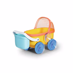 BABY born Splish Splash Pram with Emma Bambola da bagno Multicolore