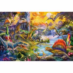Schmidt Spiele Dinosaurs Puzzle 60 pz Animali - Vista aggiuntiva 2
