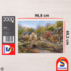 Schmidt Spiele 58629 puzzle 2000 pz - Vista aggiuntiva 2