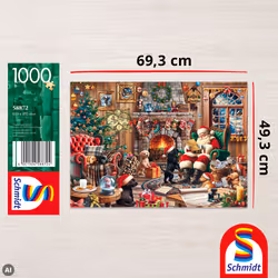 Schmidt Spiele 58872 puzzle 1000 pz Natale - Vista aggiuntiva 2