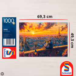 Schmidt Spiele 58885 puzzle 1000 pz - Vista aggiuntiva 2