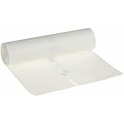 Deiss - Premium 16001 sacchetti per rifiuti, 700 mm x 1100 mm, tipo 60, rotolo 25, bianco