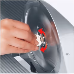 Graef Master M 80 affettatrice Elettrico 170 W Nero, Argento Vetro, Metallo, Plastica - Vista aggiuntiva 8