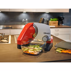 Graef SKS 500 affettatrice Elettrico 170 W Nero, Rosso, Acciaio inox Metallo - Vista aggiuntiva 6