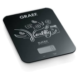 Graef Family Line Nero Superficie piana Quadrato Bilancia da cucina elettronica