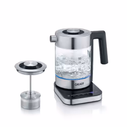 Graef WK350 bollitore elettrico 1 L 2000 W Nero, Acciaio inox, Trasparente - Vista aggiuntiva 7