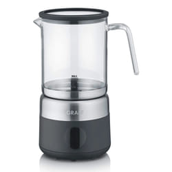 Graef MS802 Automatic milk frother/warmer Nero, Acciaio inox