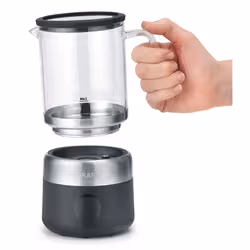 Graef MS802 Automatic milk frother/warmer Nero, Acciaio inox - Vista aggiuntiva 4