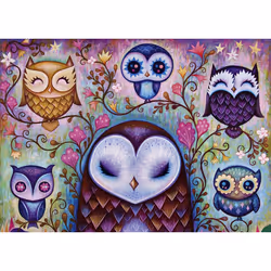 Heye Great Big Owl Puzzle 1000 pz Arte