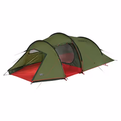 High Peak Falcon 3 LW, Campeggio, Struttura rigida, Tenda a tunnel, 3 persona(e), 4,1 kg, Verde, Rosso