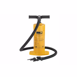 High Peak 49702, Pompa ad aria manuale, Gonfiabili, Nero, Giallo, Impugnatura tipo T, 900 g