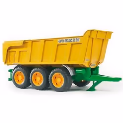 BRUDER Joskin tipping trailer, Verde, Giallo