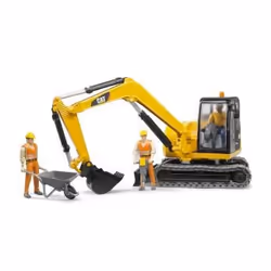 BRUDER Cat Mini Excavator with worker - Vista aggiuntiva 5