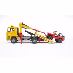 BRUDER MAN TGA Breakdown truck with cross country vehicle - Vista aggiuntiva 6
