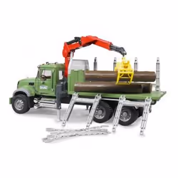 BRUDER MACK Granite Timber truck with 3 trunks - Vista aggiuntiva 5