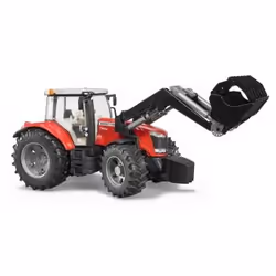 BRUDER Massey Ferguson 7624 with frontloader - Vista aggiuntiva 4