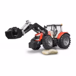 BRUDER Massey Ferguson 7624 with frontloader - Vista aggiuntiva 6