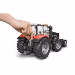 BRUDER Massey Ferguson 7624 with frontloader - Vista aggiuntiva 8