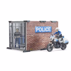 BRUDER Police Station with Police Motorcycle - Vista aggiuntiva 6