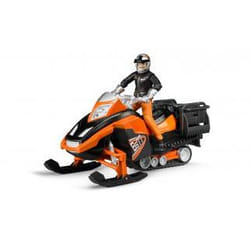 BRUDER Snowmobil m. Fahrer u. Ausst.| 63101