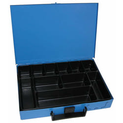 Valigia in metallo con 11 scomparti, DRESSELHAUS 4499/000/06 8581