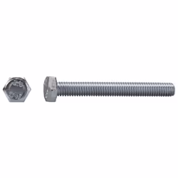 Dresselhaus 4001796029462, Bullone, Acciaio zincato, M6, Filo intero, Testa esagonale, Metallico