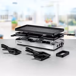 Rommelsbacher RCP 1800 griglia per raclette 1800 W Acciaio inox - Vista aggiuntiva 4