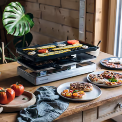 Rommelsbacher RCP 1800 griglia per raclette 1800 W Acciaio inox - Vista aggiuntiva 5
