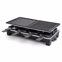 Rommelsbacher RCS 1350 griglia per raclette 8 persona(e) 1350 W Nero, Acciaio inox - Vista aggiuntiva 6