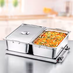 Rommelsbacher WPR 407/E cassetti e armadi riscaldati 1 coperti 400 W Nero, Acciaio inox - Vista aggiuntiva 6