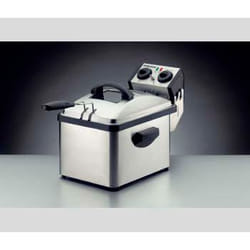 Rommelsbacher FRP 2135/E friggitrice Singolo 2100 W Nero, Acciaio inox