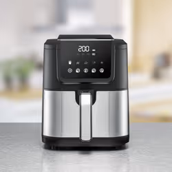 Rommelsbacher FRH 1500 friggitrice Singolo 5 L Indipendente 1500 W Friggitrice ad aria calda Nero, Acciaio inox - Vista aggiuntiva 4