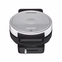 Rommelsbacher WA 850, 1 waffle, Cerchio, Cuore (forma), Nero, Argento, 17,5 cm, Plastica, 850 W