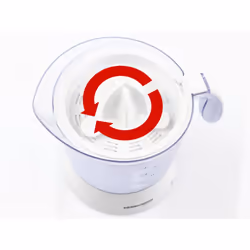 Rommelsbacher ZP 40 spremiagrumi Centrifuga spremiagrumi 40 W Trasparente, Bianco - Vista aggiuntiva 8