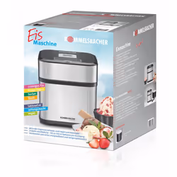 Rommelsbacher IM 12 macchina per gelato Gelatiera tradizionale 1,5 L Nero, Acciaio inox - Vista aggiuntiva 6