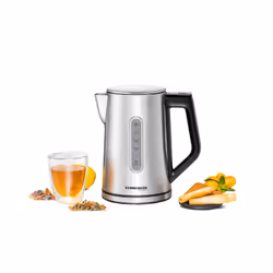 Rommelsbacher Wasserkocher WK 3000 bollitore elettrico 1,7 L 3000 W Nero, Acciaio inox