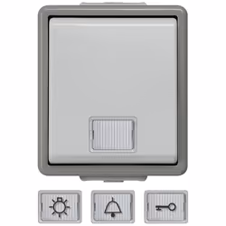 Siemens 5TD4701, Interruttore a pulsante, Multicolore, 105 g