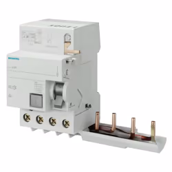 Blocco differenziale (salvavita) Siemens, con le seguenti caratteristiche: 3 moduli. Attacco DIN (universale per qualsiasi ce ...