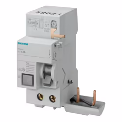 Blocco differenziale (salvavita) Siemens, con le seguenti caratteristiche: 2 moduli Attacco DIN (universale per qualsiasi cen ...