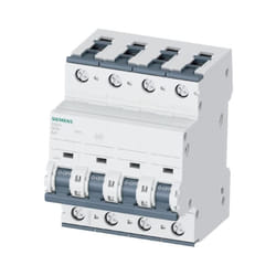 Siemens - Interruttore magnetotermico 4P 6A 10kA Tipo c 4 moduli 5SY44067
