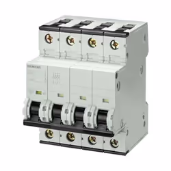 SIEMENS INTERRUTTORE MAGNETOTERMICO 4P 10A 10KA CURVA C 5SY44107 Descrizione Prodotto L'interruttore magnetotermico Siemens è ...