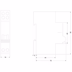 Siemens 5ST3040 interruttore automatico - Vista aggiuntiva 3