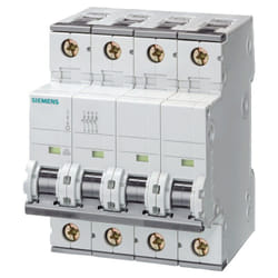 Interruttore magnetotermico Siemens 4P 32A 15kA tipo C 4 moduli 5SY74327