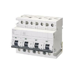Interruttore Automatico Miniaturizzato 400 v 10kA, 4 poli, c, 125 a, D=70 mm Siemens 5SP44927