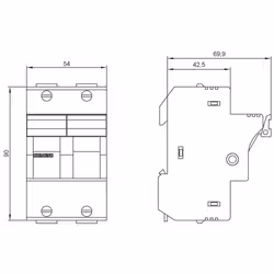 Siemens 3NW7121 Zylindersicherungshalter 1 St. - Vista aggiuntiva 2