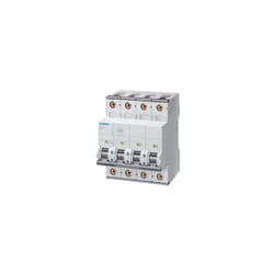 Siemens - Interruttore Automatico Miniaturizzato 400 v 6kA, 4 poli, c, 4A, D=70 mm 5SY64047